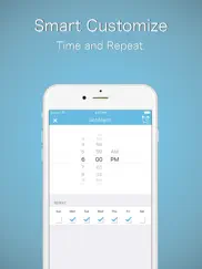 talking alarm clock -free app with speech voice ipad images 3