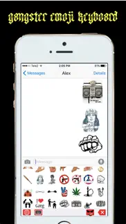 gangmoji - gangster emoji keyboard iphone resimleri 1