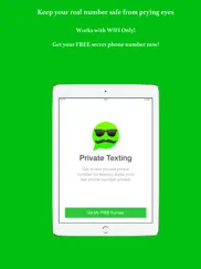 private texting - phone number for anonymous text ipad images 1