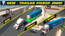 trailer truck parking with real city traffic car driving sim iphone images 2