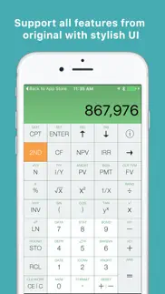 ba calculadora financiera pro iphone capturas de pantalla 1
