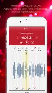 enregistreur voix audiologic iPhone Captures Décran 3