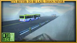 mountain bus driving simulator cockpit view - dodge the traffic on a dangerous highway iphone images 2