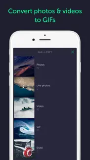 gifstory - gif camera, editor and converter of photo, live photo, and video to gif iphone images 2