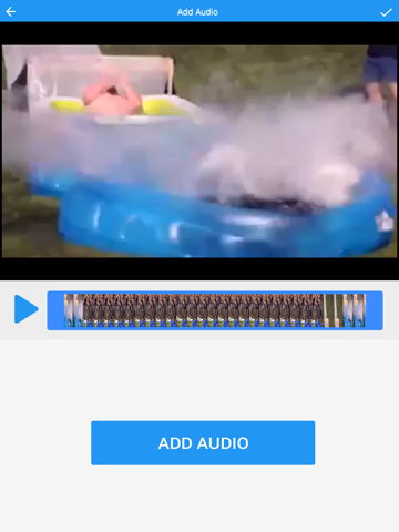 add audio to video - add new, remove, change music from video ipad images 2