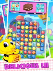 sweet yummy and cookie dessert match 3 puzzle ipad images 2