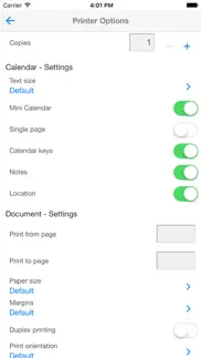 calprint for iphone iphone capturas de pantalla 2