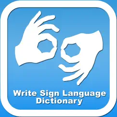 write sign language dictionary - offline americansign language logo, reviews
