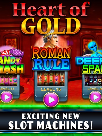 heart of gold! free vegas casino slots of the jackpot palace inferno! ipad images 4