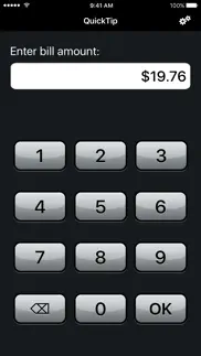 quicktip™ tip calculator iphone images 1