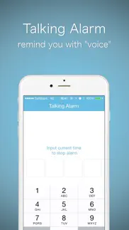 talking alarm clock -free app with speech voice iphone images 2