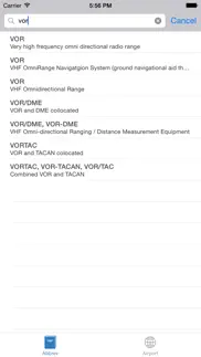 aviationabb - aviation abbreviation and airport code iPhone Captures Décran 2