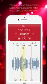 grabadora de voz audiologic iphone capturas de pantalla 3