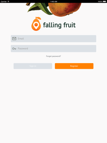 falling fruit iPad Captures Décran 1