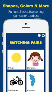 matching pairs - educational learning game for toddlers and preschool iphone images 1