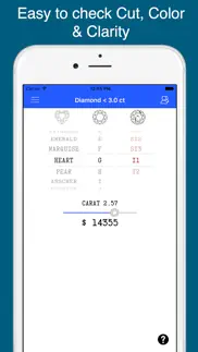 diamond and gem price guide iPhone Captures Décran 3
