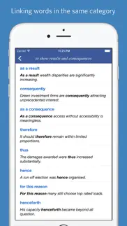 linking words, usage and example sentences iphone images 2