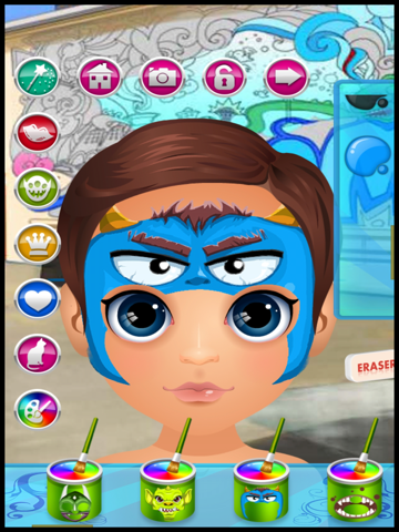 baby face skin paint doctor - play a little make-up fashion salon makeover game for kids ipad images 2