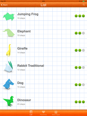 how to make origami animals ipad resimleri 2