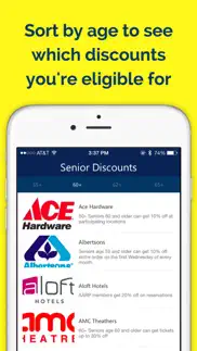 senior discounts — money saving guide iphone images 1