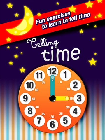 telling time for kids - game to learn to tell time easily ipad images 1