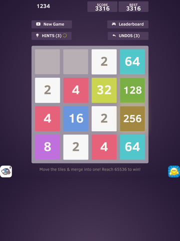 1234 - number tiles merge puzzle game free ipad resimleri 1