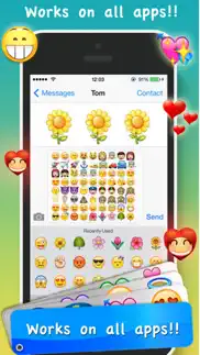emoji emoticons & animated 3d smileys pro - sms,mms faces stickers for whatsapp iPhone Captures Décran 2