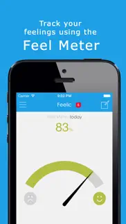feelic - mood tracker, share, text & chat with friends iPhone Captures Décran 4