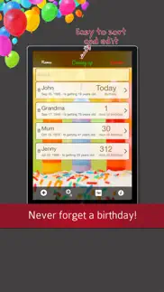 birthday reminder - calendar and countdown iphone images 2