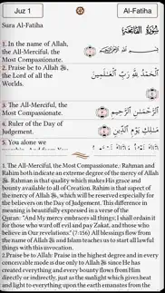 quran commentary - english tafsir uthmani iPhone Captures Décran 1