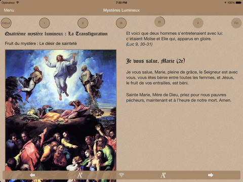 rosaire biblique lite iPad Captures Décran 4