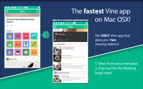 app for vine - menu tab iphone images 1