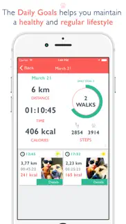 dog walking - training with your dog (gps, walking, jogging, running) iphone images 2