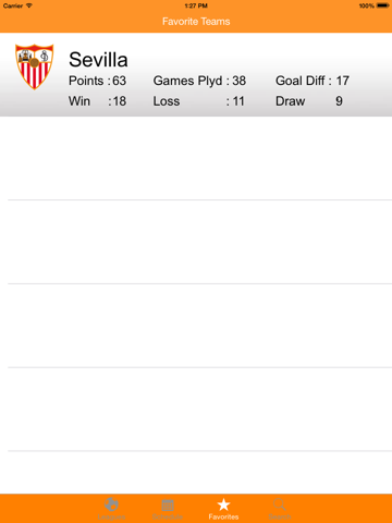 live football tv app iPad Captures Décran 4