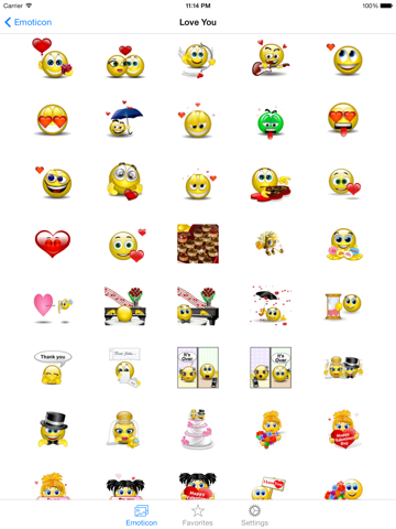 3d animated emoji pro + emoticons - sms,mms,whatsapp smileys animoticons stickers iPad Captures Décran 2