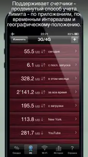 Учет трафика ( download meter ) 3g, 4g, lte & wi-fi - уведомления о превышении лимита на мобильный интернет айфон картинки 2
