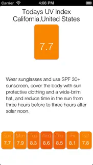 sunscreen - uv index, protect your skin from the sun iphone images 1
