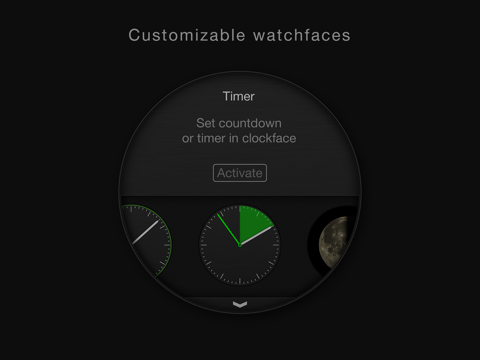 circles - smartwatch face and alarm clock iPad Captures Décran 3