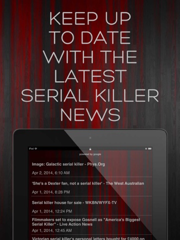 libreria de asesinatos en serie ipad capturas de pantalla 4