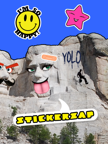 stickerzap - the free stickers app ipad images 2