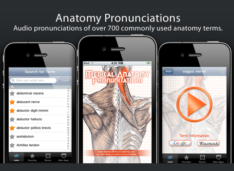 anatomy pronunciations lite ipad images 1