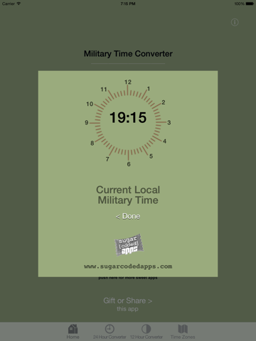military time converter ipad images 2