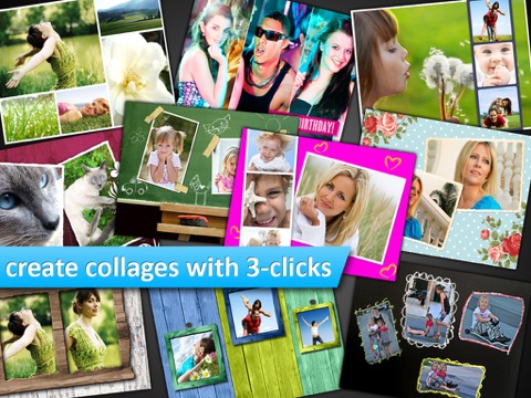 photo2collage - create collages with 3-clicks ipad resimleri 1