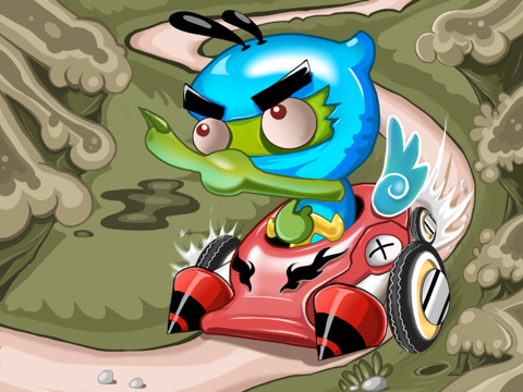 super kart racing free games for crazy fast shooting ipad images 1