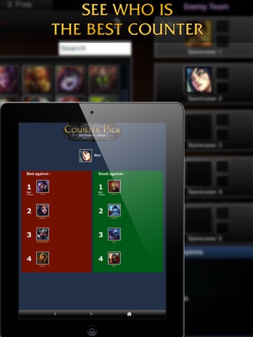 counter picks for league of legends ipad capturas de pantalla 1