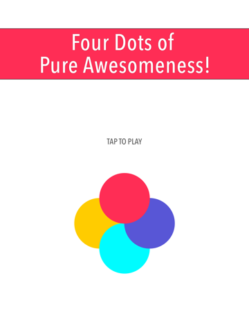 four awesome dots - free falling balls games ipad images 1