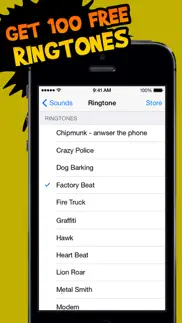 free ultimate ringtones - music, sound effects, funny alerts and caller id tones iPhone Captures Décran 1