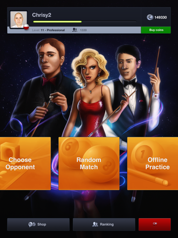 pool stars - online multiplayer 8 ball billiards iPad Captures Décran 2