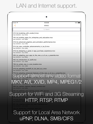 vplayer - your personal video player ipad images 3