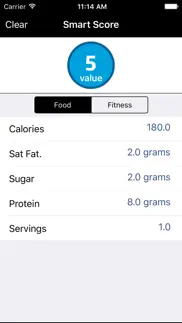 smart score - food and fitness points calculator iphone images 1